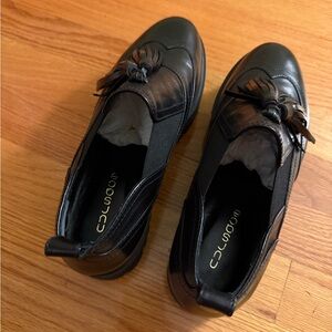 Women's Black Moccasins